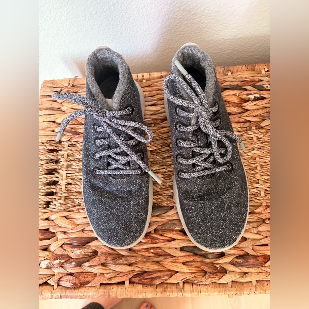 Allbirds Gray High-Top Sneakers